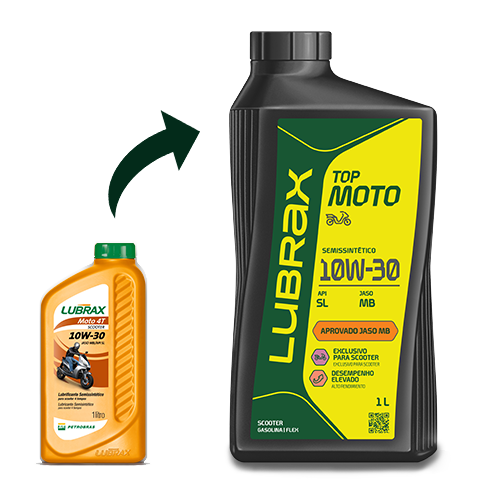 LUBRAX TOP MOTO 10W-30 MB SCOOTER SEMISSINTÉTICO