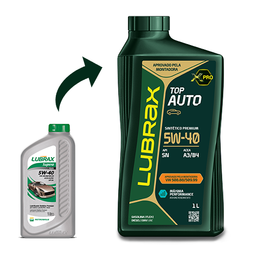 LUBRAX TOP AUTO 5W40 508.88 SINTÉTICO PREMIUM