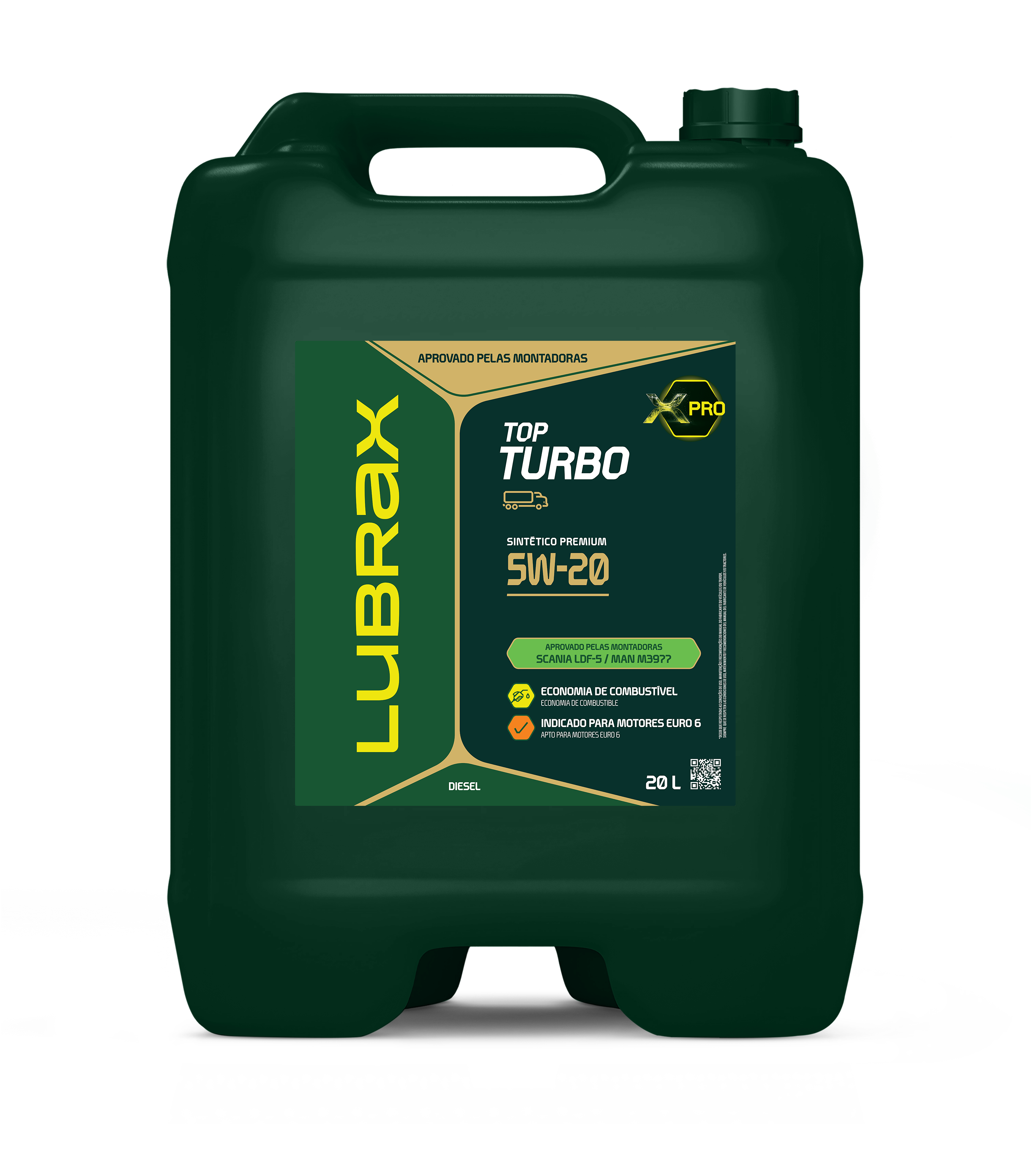 LUBRAX TOP TURBO 5W-20 LDF-5/M3977 SINTÉTICO PREMIUM