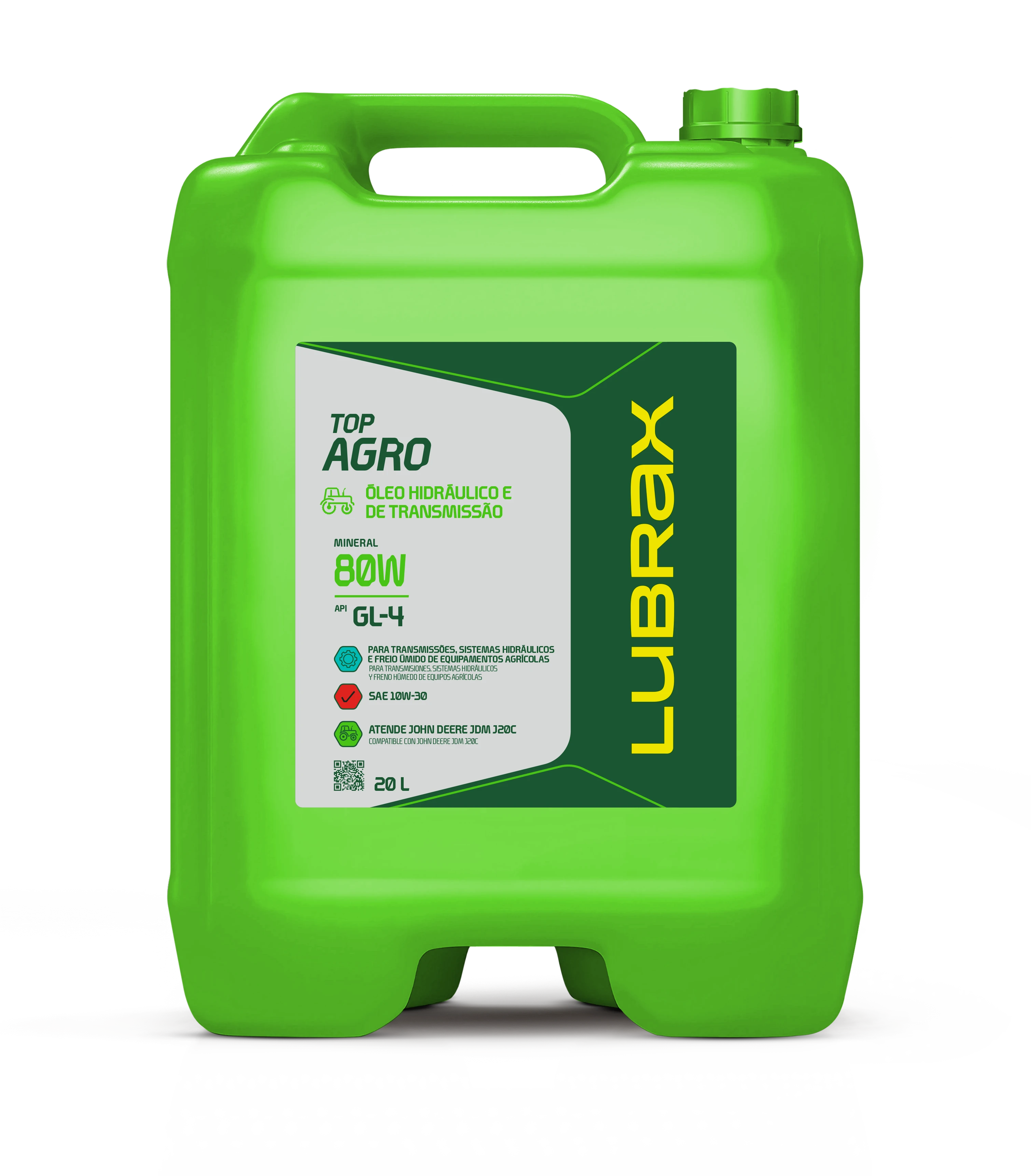 LUBRAX TOP AGRO UTTO 80W / 10W-30